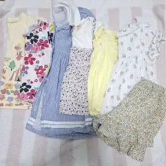 キッズ服7点セット　半袖　半袖ワンピース　保育園