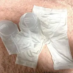 bridal bloom ブライダルインナー ショートビスチェ ロングガードル