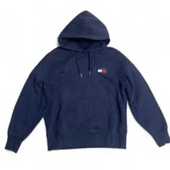TOMMY JEANS ネイビー フード付きパーカー