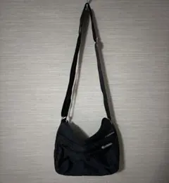 【HIROKO KOSHINO SPORTS】ブラックショルダーバッグ