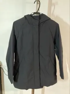 dix-sept ディセット レディース フード付きブラックジャケット