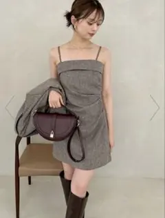 スナイデル　ウールベアミニワンピース