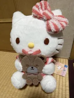 kawaii研究所 ハローキティふわふわパジャマBIGぬいぐるみ
