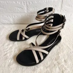 STACCATO スタッカート ストラップ サンダル ベージュ 23.5cmのサムネイル