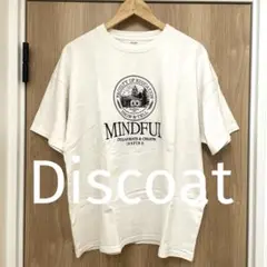 Discoat ✴︎ディスコートMINDFUL 刺繍ロゴTシャツ ✴︎ユニセックス