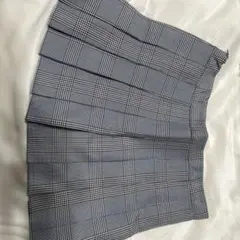 チェック柄 プリーツスカート