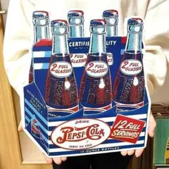 ブリキ看板 エンボスメタルサイン ペプシ コーラ 瓶 アンティーク バー 新品のサムネイル