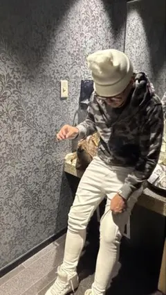 メンズ スキニーパンツ ホワイトセレナーデ　AMIR ミニマル　値下げ⚪︎