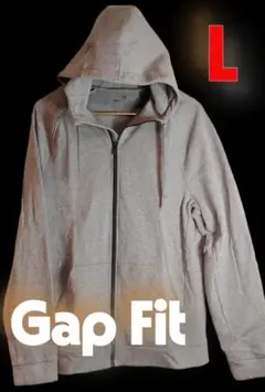 Gap Fit　グレー　フルジッパー　パーカー　Ｌサイズ