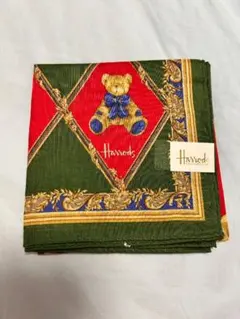 Harrods テディベア ハンカチのサムネイル