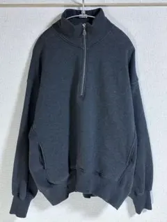 極美品 Alma Designアルマデザイン スウェット ハーフジップ M