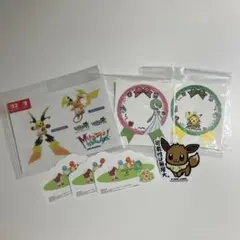 【ポケットモンスター】ポケモン シール・ステッカー7枚セット