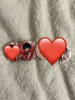 バラ売り可 ゆあん 缶バッジ カラフルピーチ からぴち