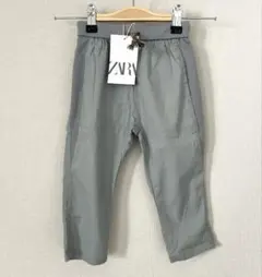 新品 ZARA ベビー パンツ 92cm 18-24ヶ月 ブルーグレー