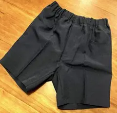 濃紺　センタープレス　ハーフパンツ