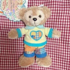 【新品.お顔厳選】♡ハートウォーミングデイズ♡ダッフィー ぬいぐるみバッチ♡