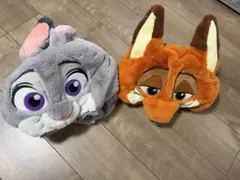 上海ディズニーランド ズートピア ファンキャップ ニック ジュディ