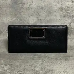 ✨定番人気✨ マークバイマークジェイコブス 長財布 黒 レザー ロゴプレート