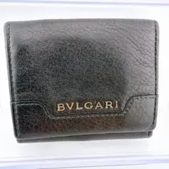 【BVLGARI(ブルガリ) コインケース ブラック レザー】