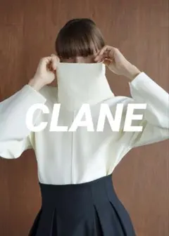 【CLANE】クラネ STAND NECK WIDE TOPS
