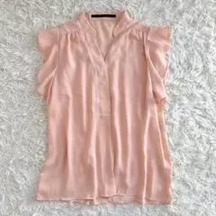 【美品♡】アーバンリサーチ フレンチスリーブブラウス スキッパー ラッフル