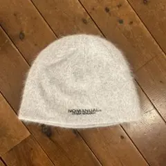 NOMANUAL ニット帽 ビーニー ライトグレー