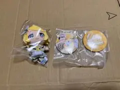 セガラッキーくじ　プロセカVol.6鏡音リンB賞ぷちぬい、F賞缶バッジ