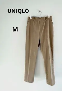 UNIQLO EZYアンクルパンツ ベージュ　センタープレス