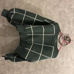 Blue Strive チェック柄ニット