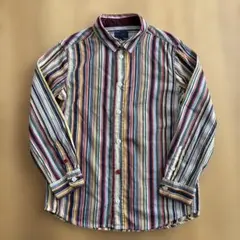Paul Smith ポールスミス　ストライプ柄長袖Ｙシャツ　110 120