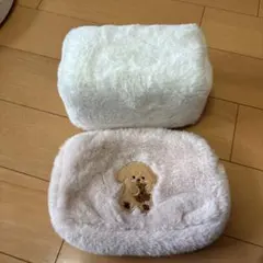 ふわふわ ファーポーチ 2個セットのサムネイル
