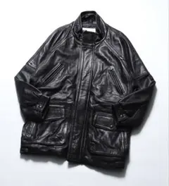 LONDON FOG ダブルジップレザーコート XL