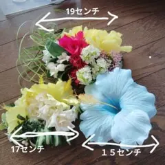 フラダンス用ヘアクリップ3点セット