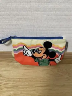 ディズニー ミッキーマウス 舟形ポーチ