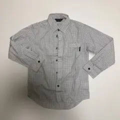 COMME CA ISM チェック柄長袖シャツ 120A