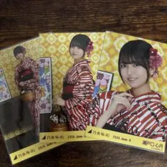 瀬戸口心月 浴衣 生写真 乃木坂46 座りヒキ チュウ ヨリ レアポ