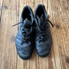 アシックス　サッカースパイク　ブラック　25.5センチ