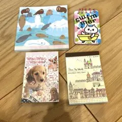 メモ帳　まとめ売り　平成レトロ　かわいい　サンエックス　swimmer 動物メモ