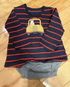 美品　コンビミニ　ロンパース 80サイズ