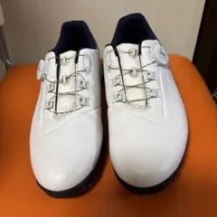 アシックス　メンズ　ゴルフシューズ　白 サイズ26cm