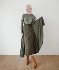 【新品タグ付】CLANE ミリタリープリーツスカート