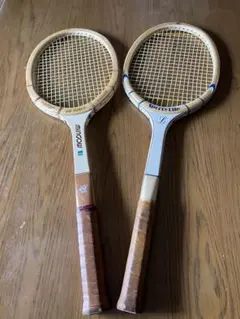木製ラケット２本　YONEX yy-7300とFUTABA SportLife