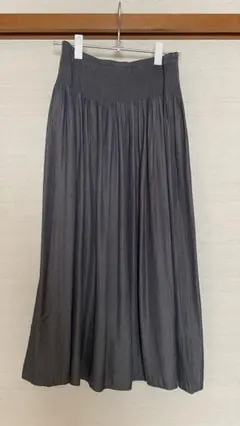 ナチュラルビューティーベーシック 秋冬ロングスカート リバーシブル レディース