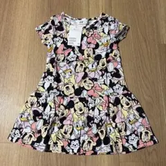 新品　H&M 総柄ミニーちゃんワンピースのサムネイル