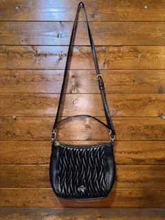 コーチ ブラックショルダーバッグ