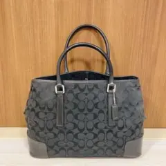 COACH ブラック トートバッグ No. 241-8086