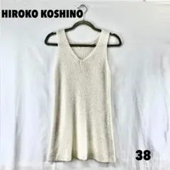 ☆W0043T☆ HIROKO KOSHINO ノースリーブニットのサムネイル