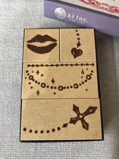 ハンドメイド スタンプセット 4個入り