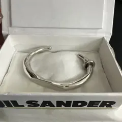 JIL SANDER ジルサンダー オープンカフブレスレット シルバー - メルカリ