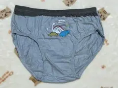 ●155cm●男の子●ブリーフ●かわいい恐竜●3匹●前閉じ●グレー系●1枚●